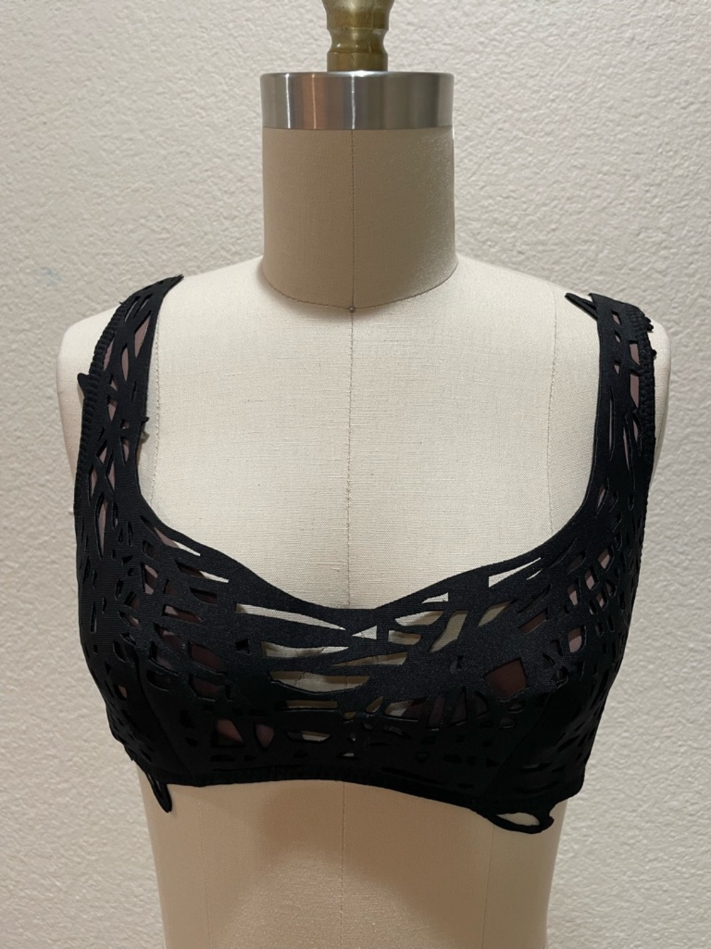 Laser-Cut Bikini Top NWT